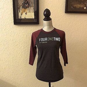 🖤💛Pittsburgh Four One Two Long Tee